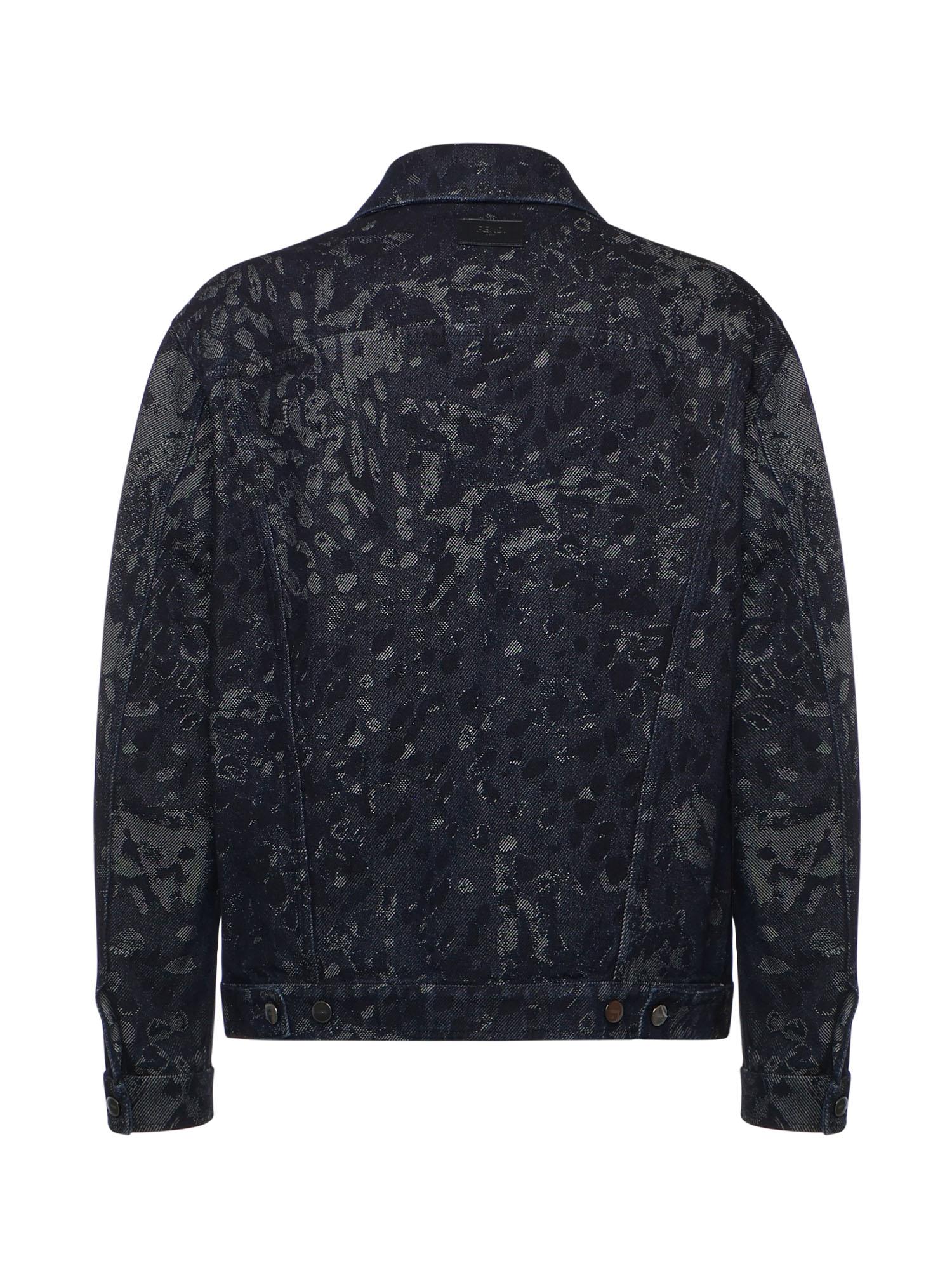 Giacca In Denim Jacquard Fendi – Гарантія оригінальності – детальний вид