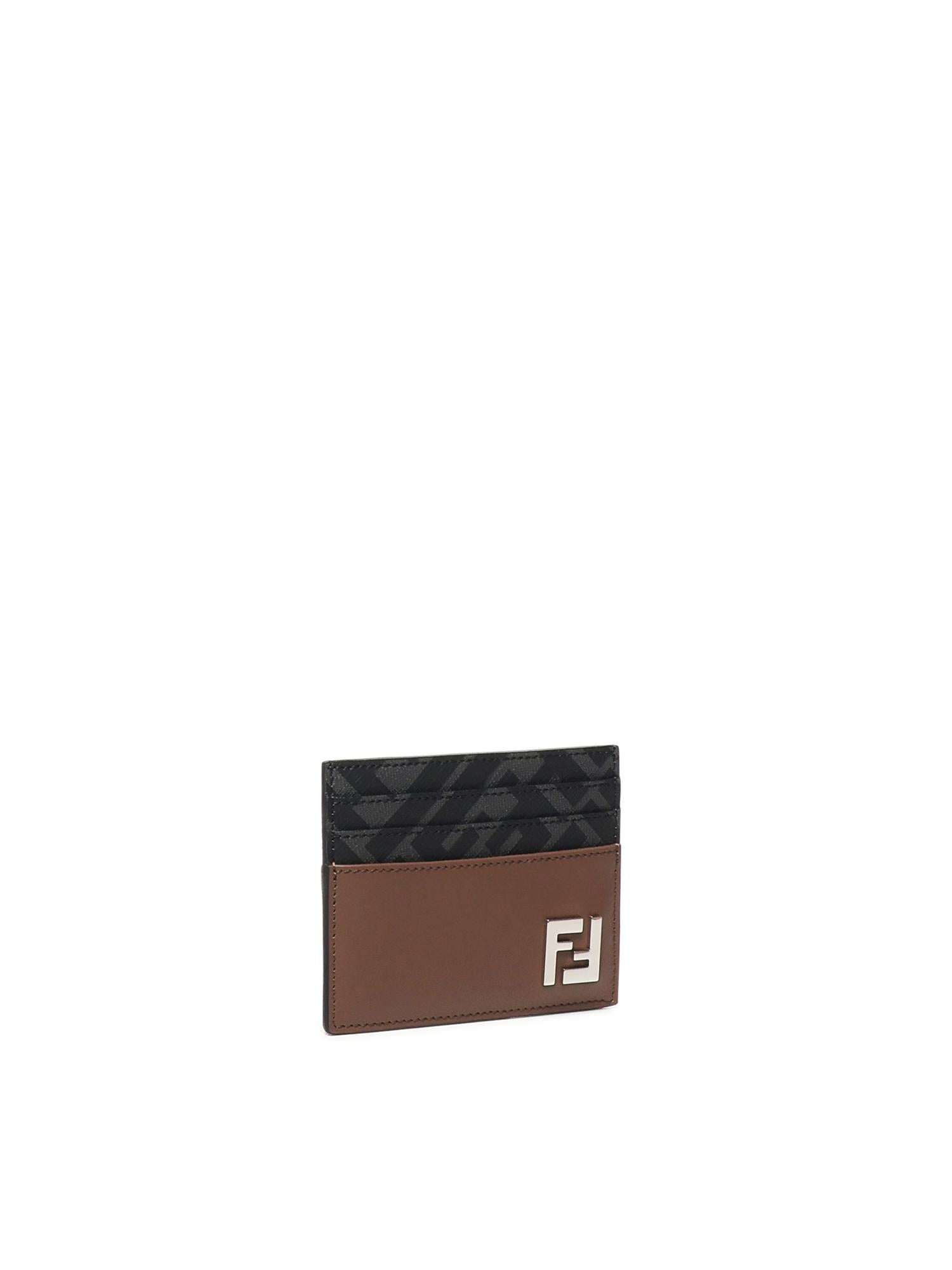 Оригінальна Porta Carte Quadrato Ff Fendi – вид ззаду