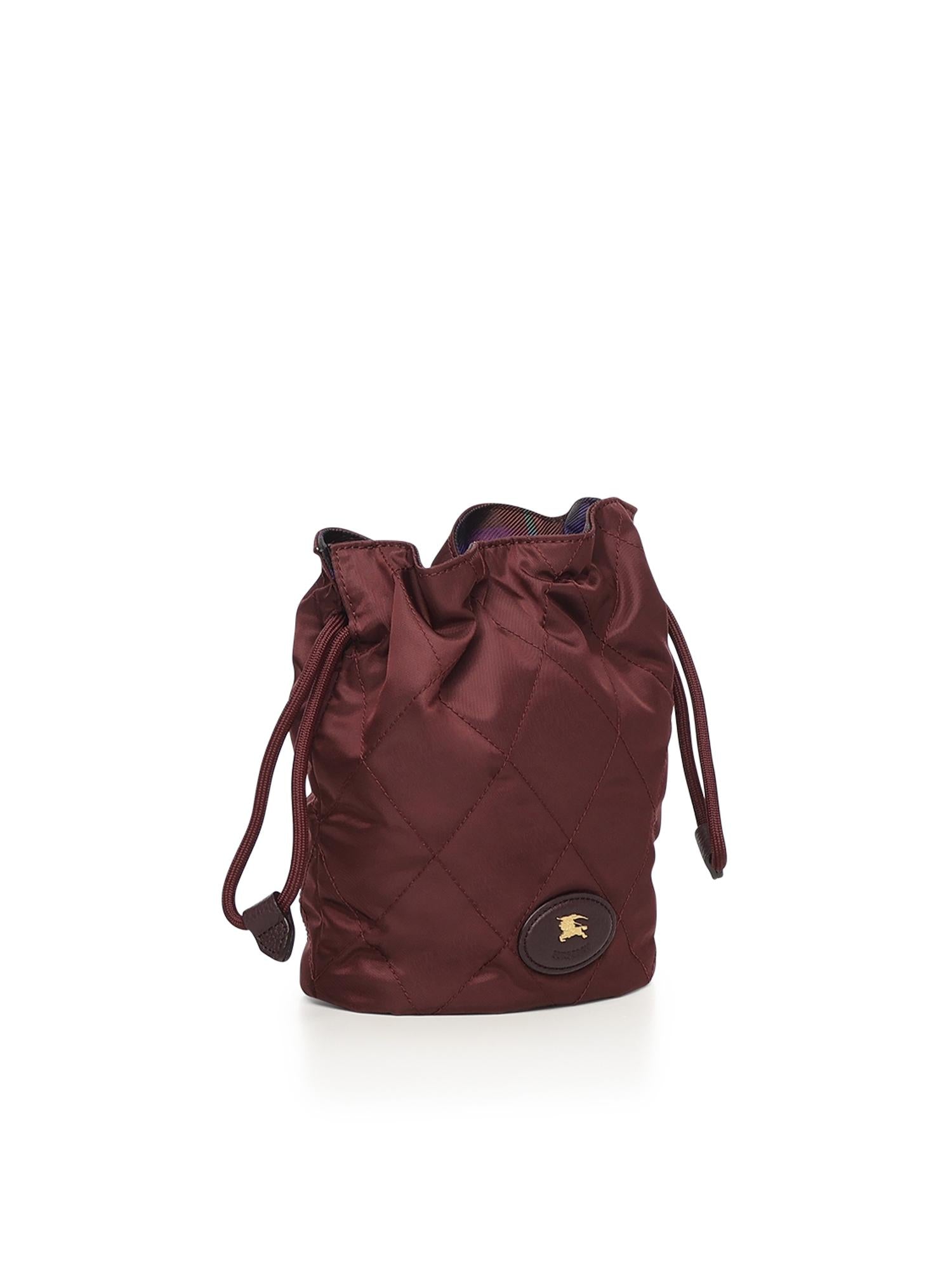 Pochette Horseshoe In Misto Nylon Burberry оригінал – Купити в Україні – вид ззаду
