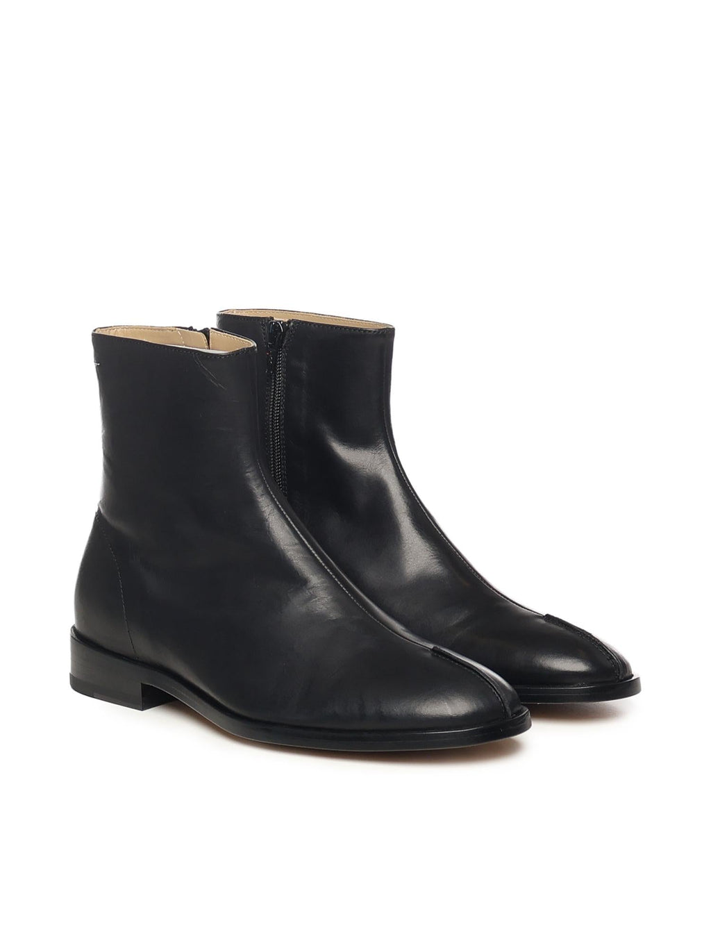 Stivaletto In Pelle Con Dettaglio Stitch-Out Maison margiela оригінал – Купити в Україні – вид ззаду