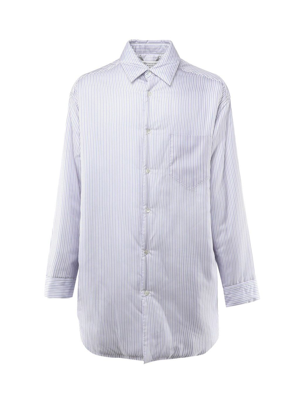 Camicia In Cupro A Righe Maison margiela оригінал – Купити в Україні – боковий вид