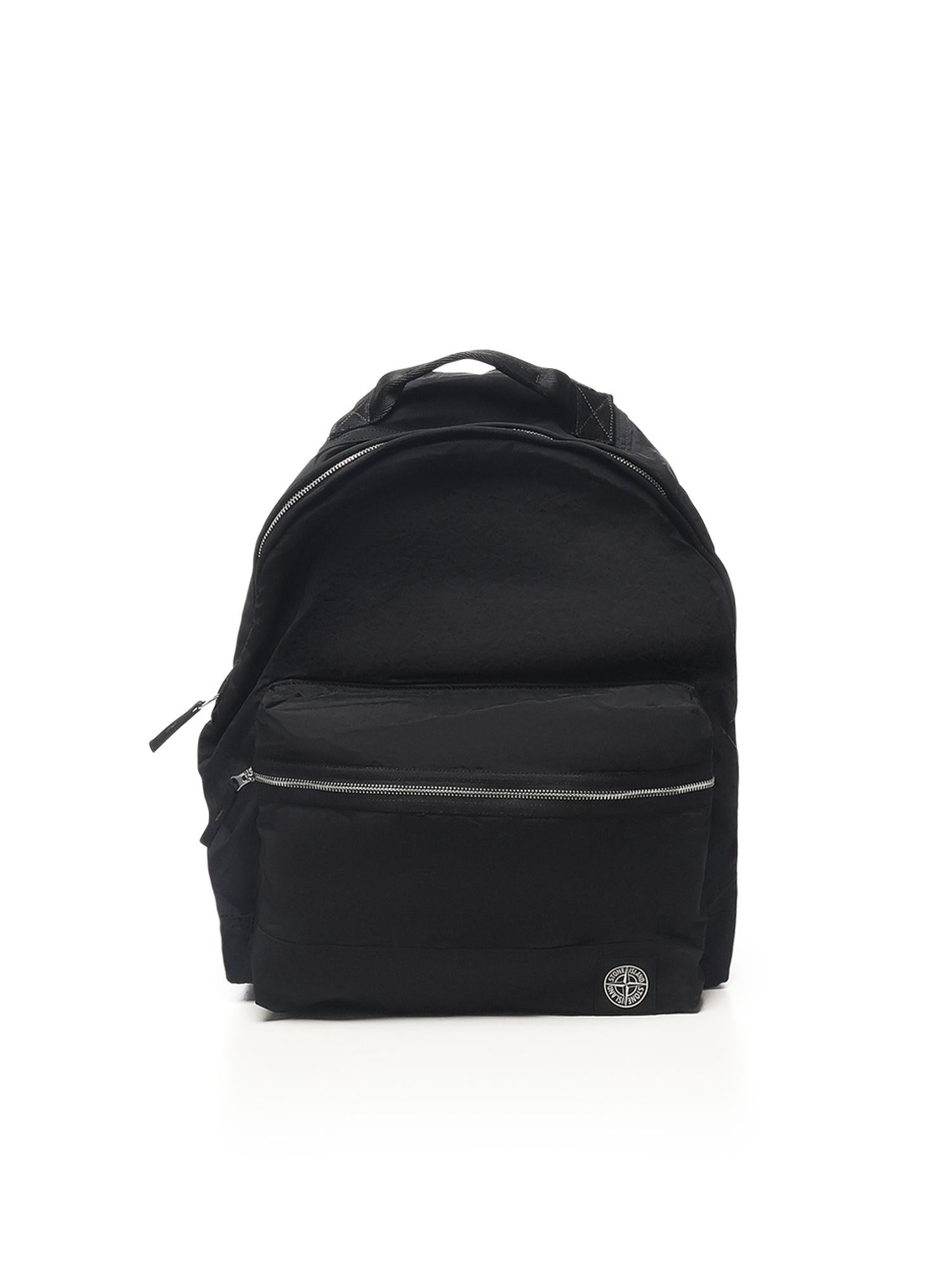 Оригінальна Zaino Con Logo In Nylon Metal Stone island – боковий вид