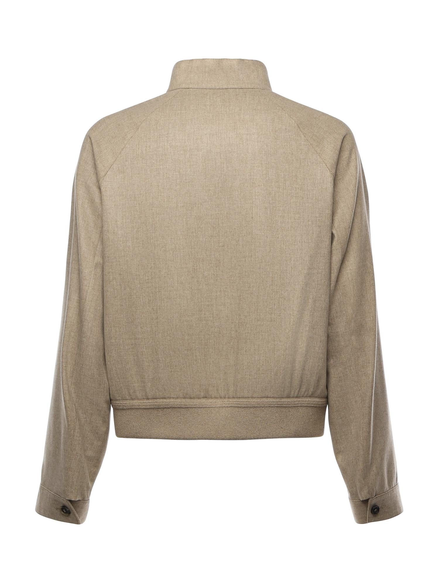 Giacca Con Zip In Lana E Cashmere Loewe – Гарантія оригінальності – детальний вид