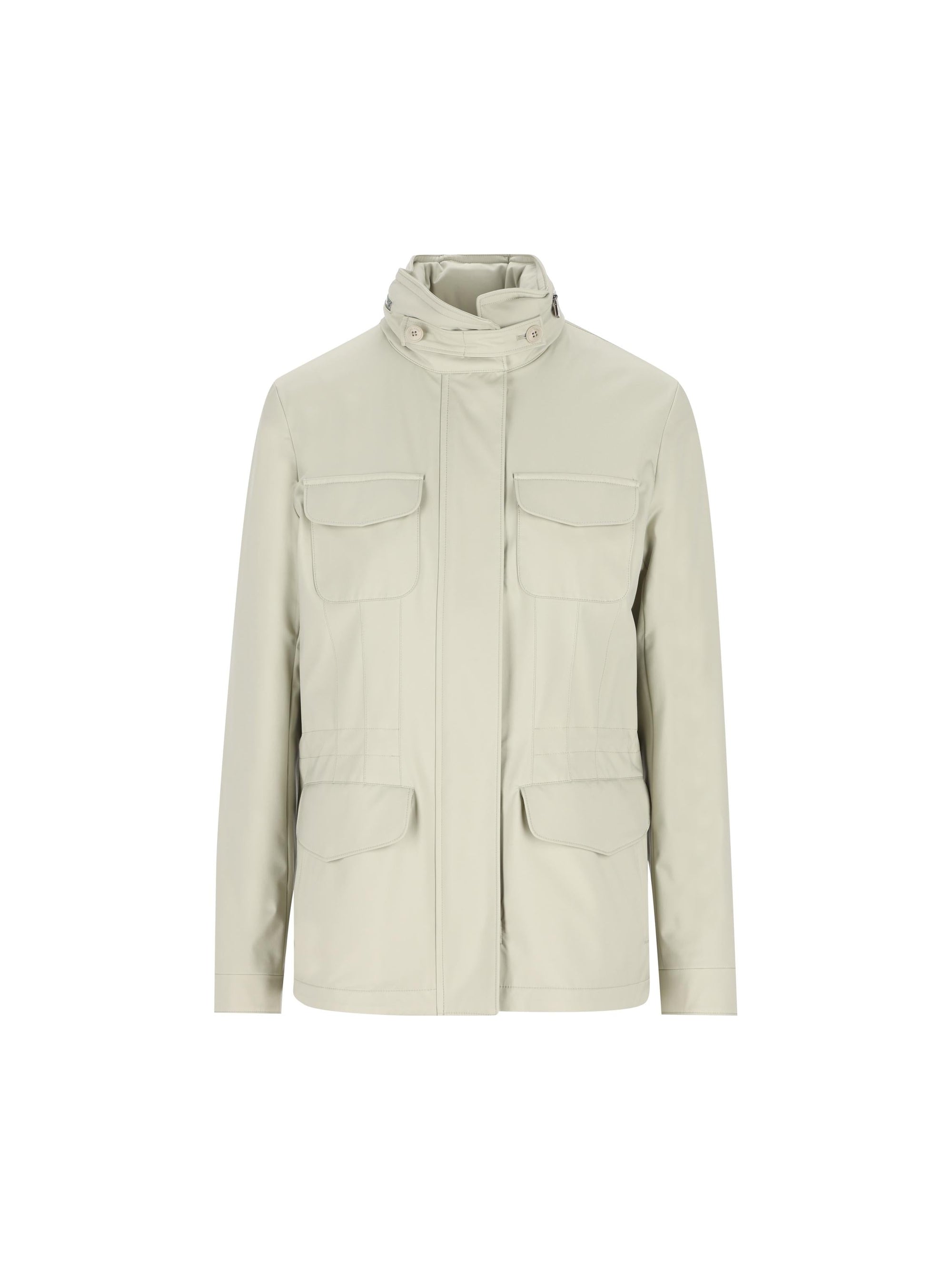Field Jacket Traveller Windmate® Loro piana – Гарантія оригінальності – боковий вид