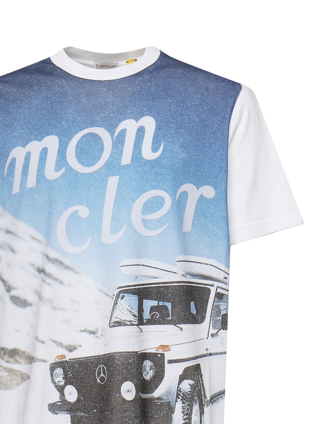 T-Shirt Con Stampa Frontale Moncler оригінал – Купити в Україні – вид ззаду