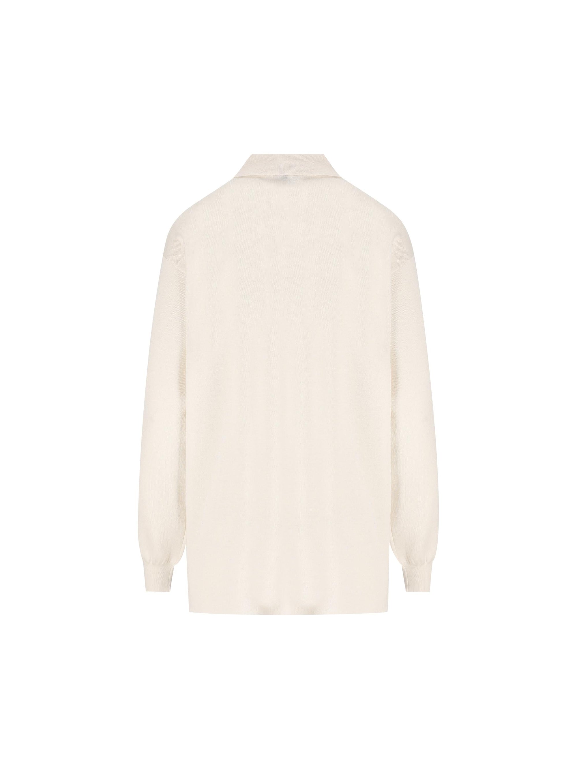 Оригінальна Cashmere And Silk Polo Loewe – вид ззаду