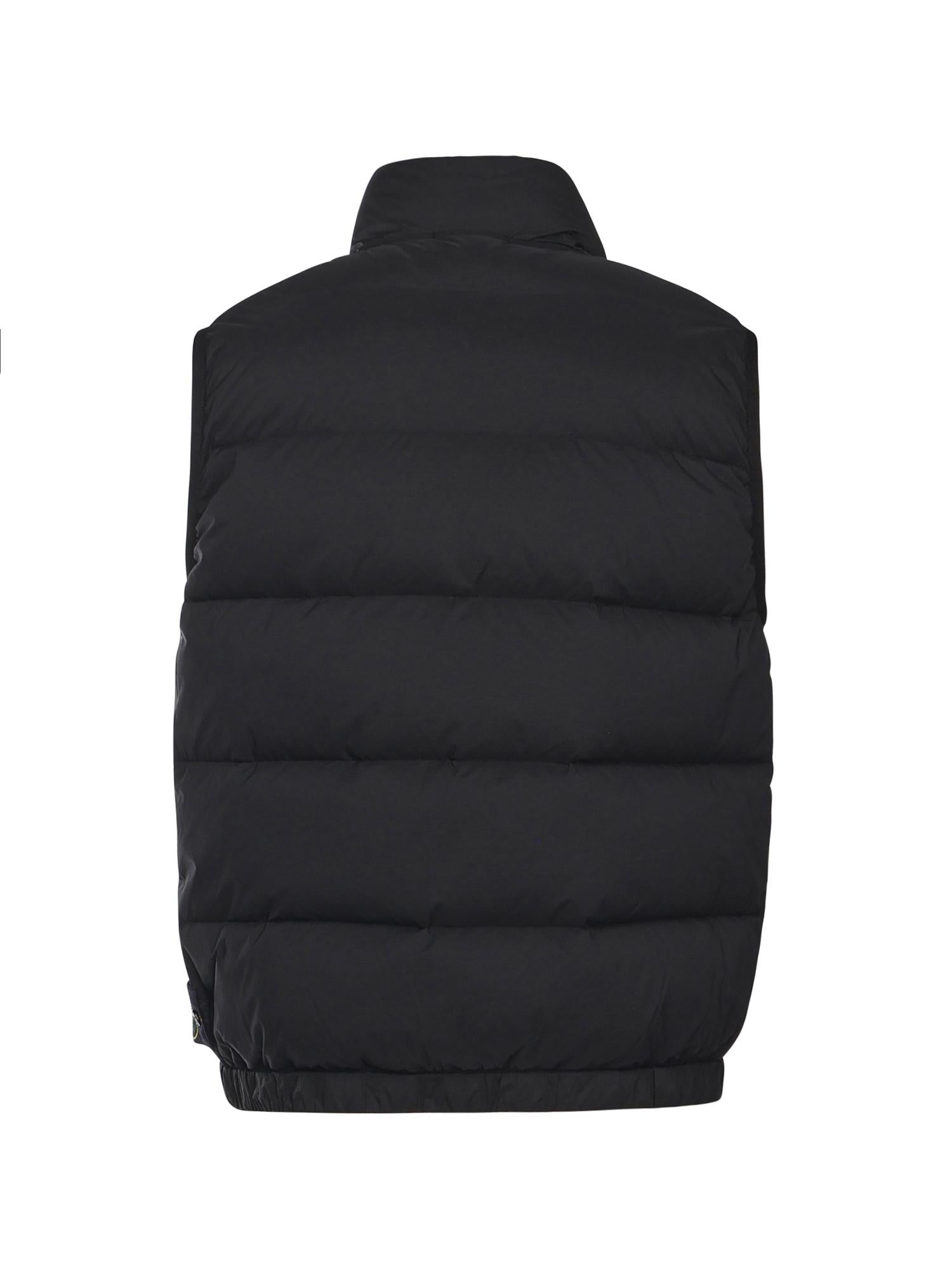 Gilet In Nylon Con Logo Stone island – Гарантія оригінальності – детальний вид