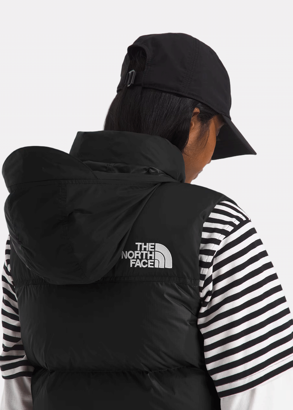 Black Womens 1996 Retro Nuptse Vest The north face – Гарантія оригінальності – збільшений вид