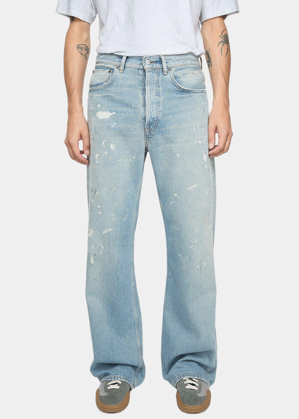 Light Blue Regular Fit Jeans Acne studios – Гарантія оригінальності – вид ззаду