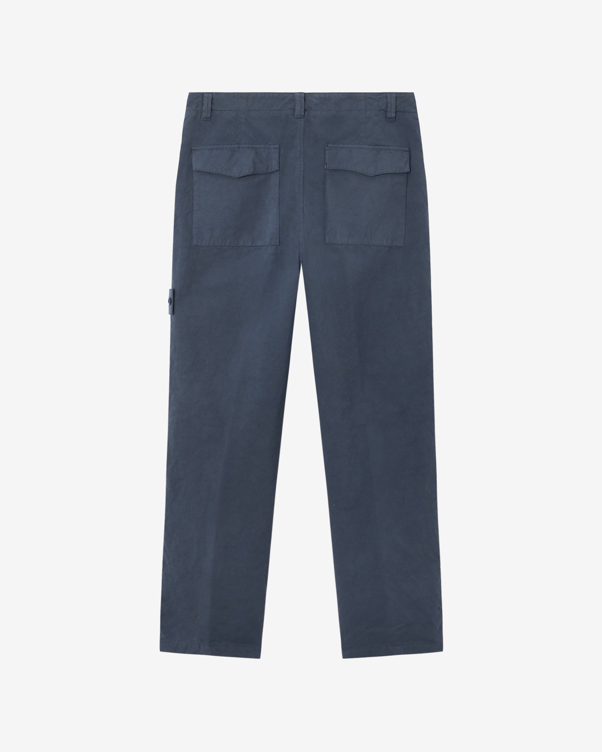 Оригінальна Mens Cotton Linen Canvas Trousers Stone island – вид ззаду
