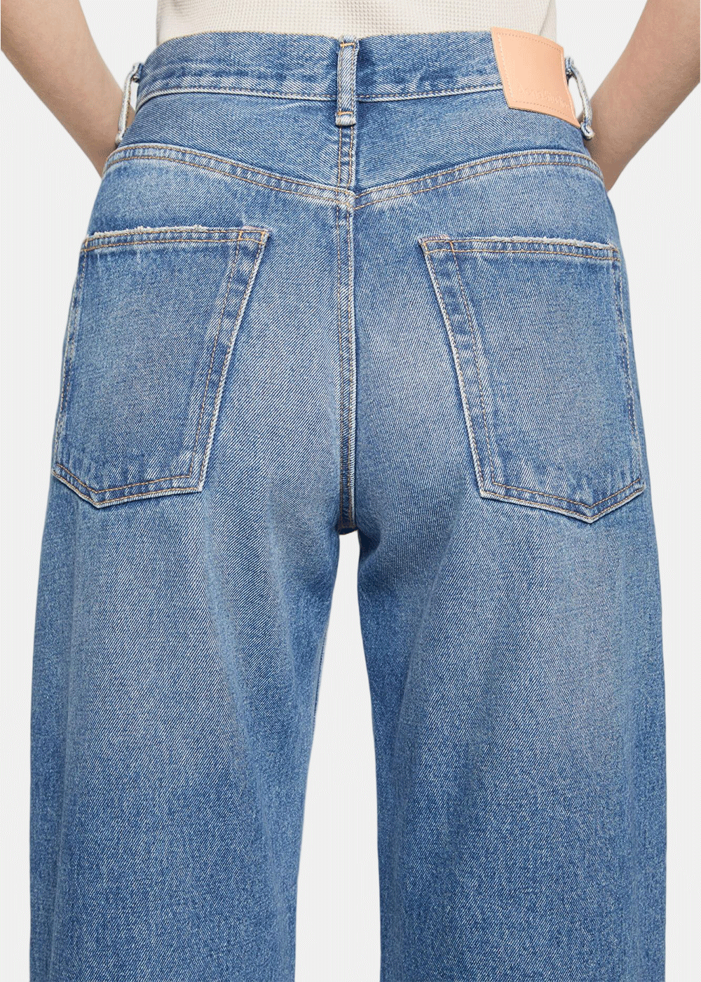 MID Blue Regular Fit Jeans Acne studios – Гарантія оригінальності – збільшений вид