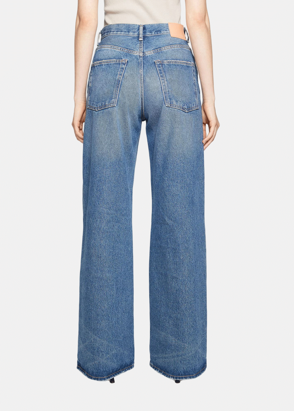 MID Blue Regular Fit Jeans Acne studios – Гарантія оригінальності – детальний вид