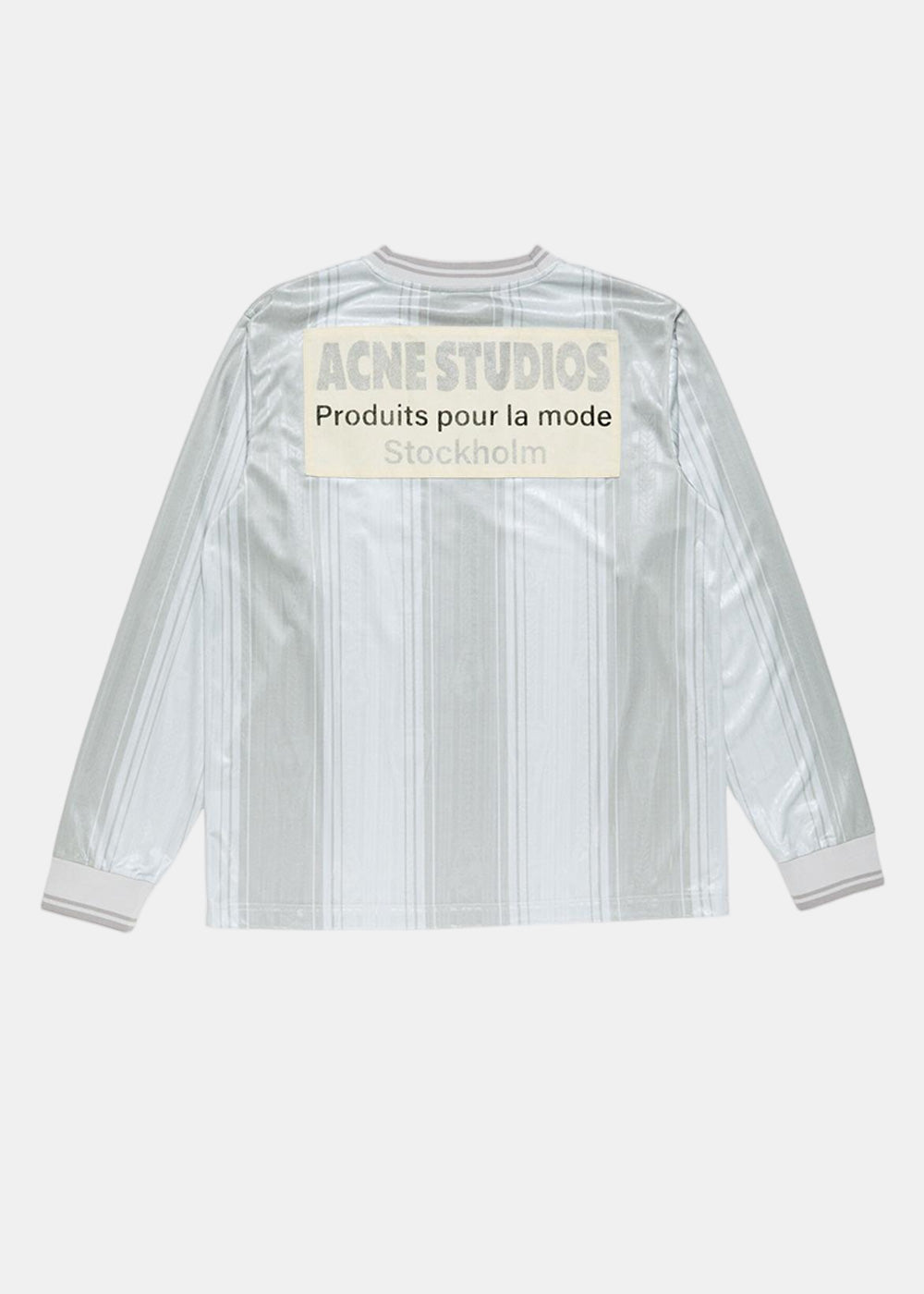 Grey Logo Sports Jersey Top Acne studios оригінал – Купити в Україні – вид ззаду
