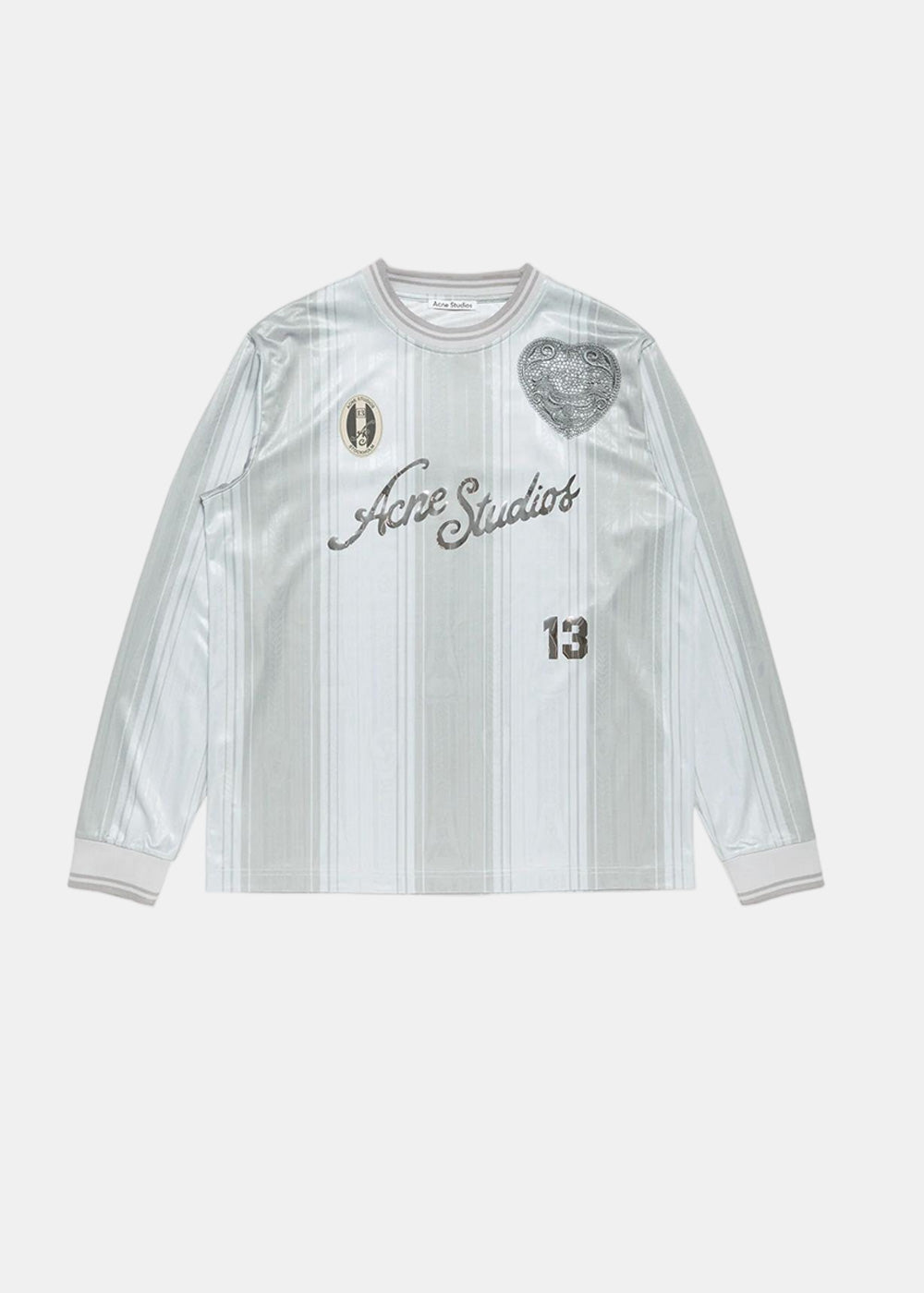 Grey Logo Sports Jersey Top Acne studios оригінал – Купити в Україні – боковий вид