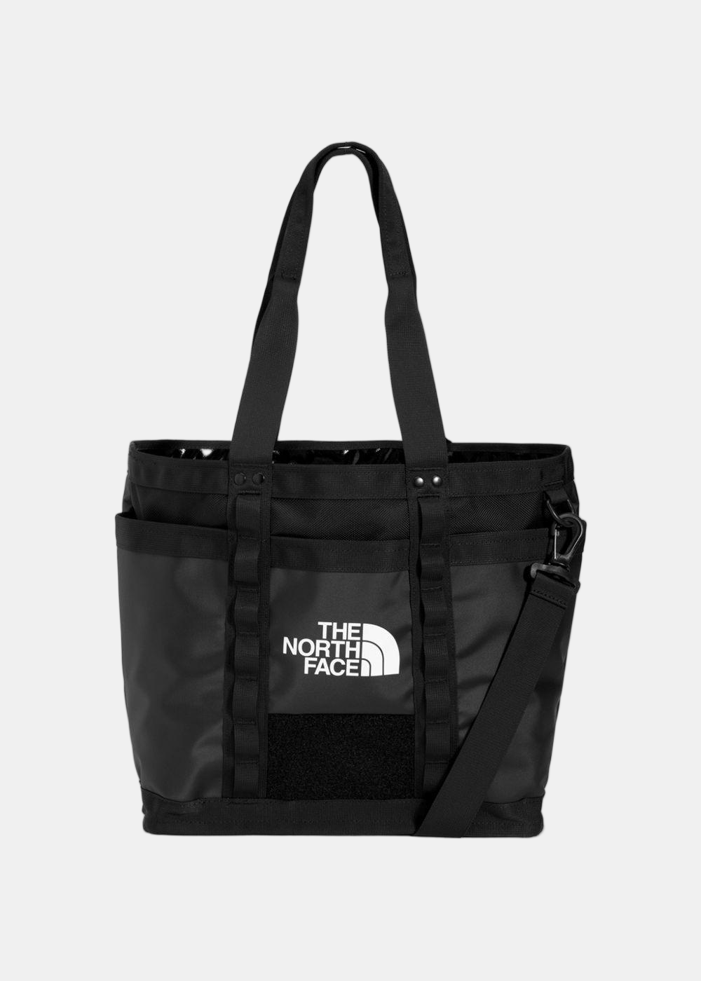 Black Explore Utility Logo Tote Bag The north face оригінал – Купити в Україні – боковий вид