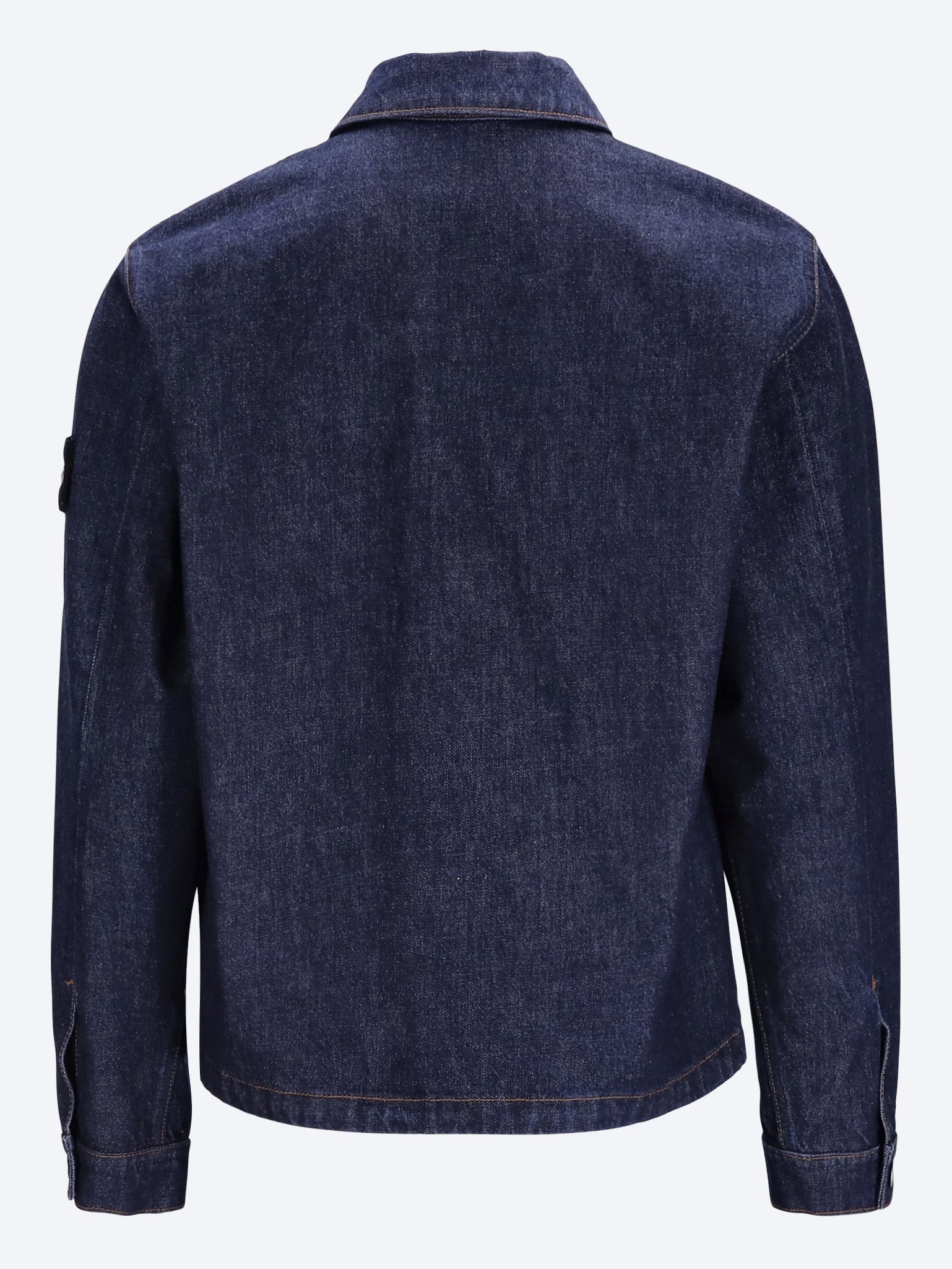 Оригінальна Indigo Denim-Rinsed Biker Jacket Stone island – детальний вид