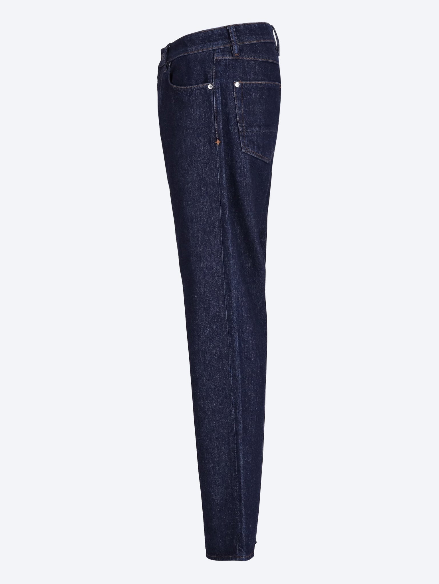 Indigo Denim-Rinsed Jeans Stone island – Гарантія оригінальності – вид ззаду