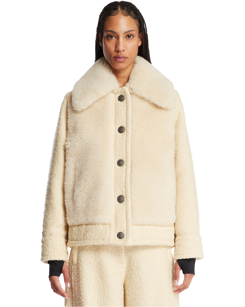 Оригінальна Ivory Wool Down Jacket Moncler