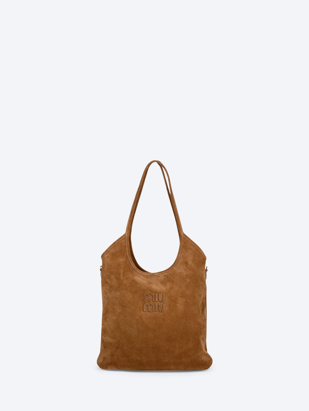 Оригінальна Ivy Suede Tote Bag Miu miu – боковий вид