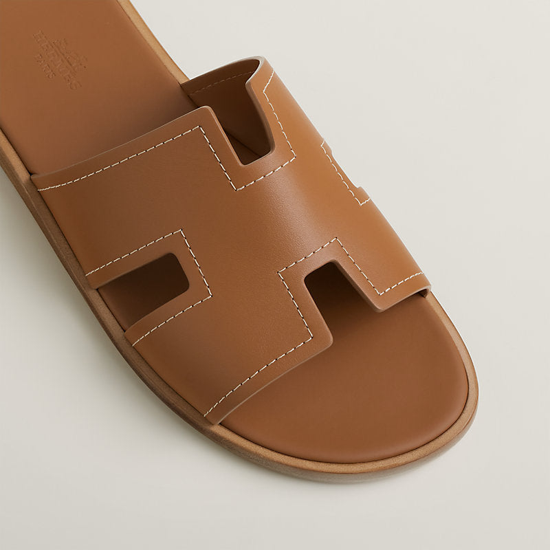 Оригінальна Izmir Sandal In Calfskin With Stitched Detail Hermes – збільшений вид