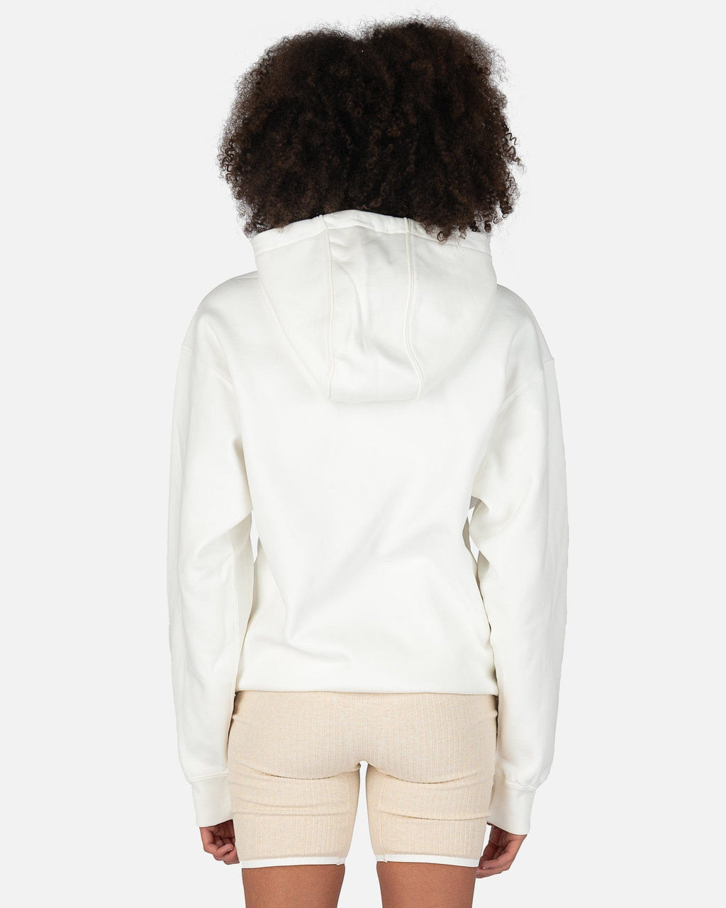 Оригінальна Jacquemus Fleece Hoodie In Sail Nike – детальний вид