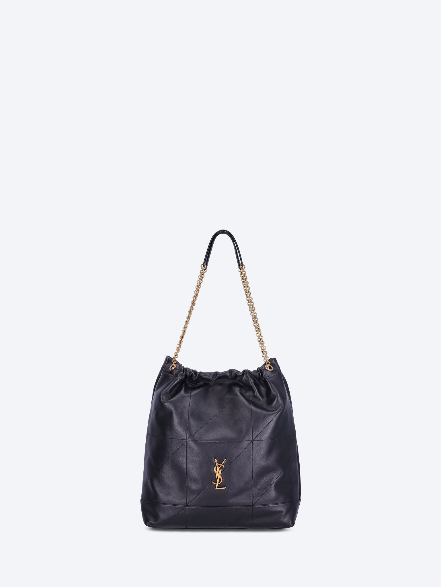 Jamie Large Pochon Lambskin Shoulder Bag Saint laurent оригінал – Купити в Україні – боковий вид
