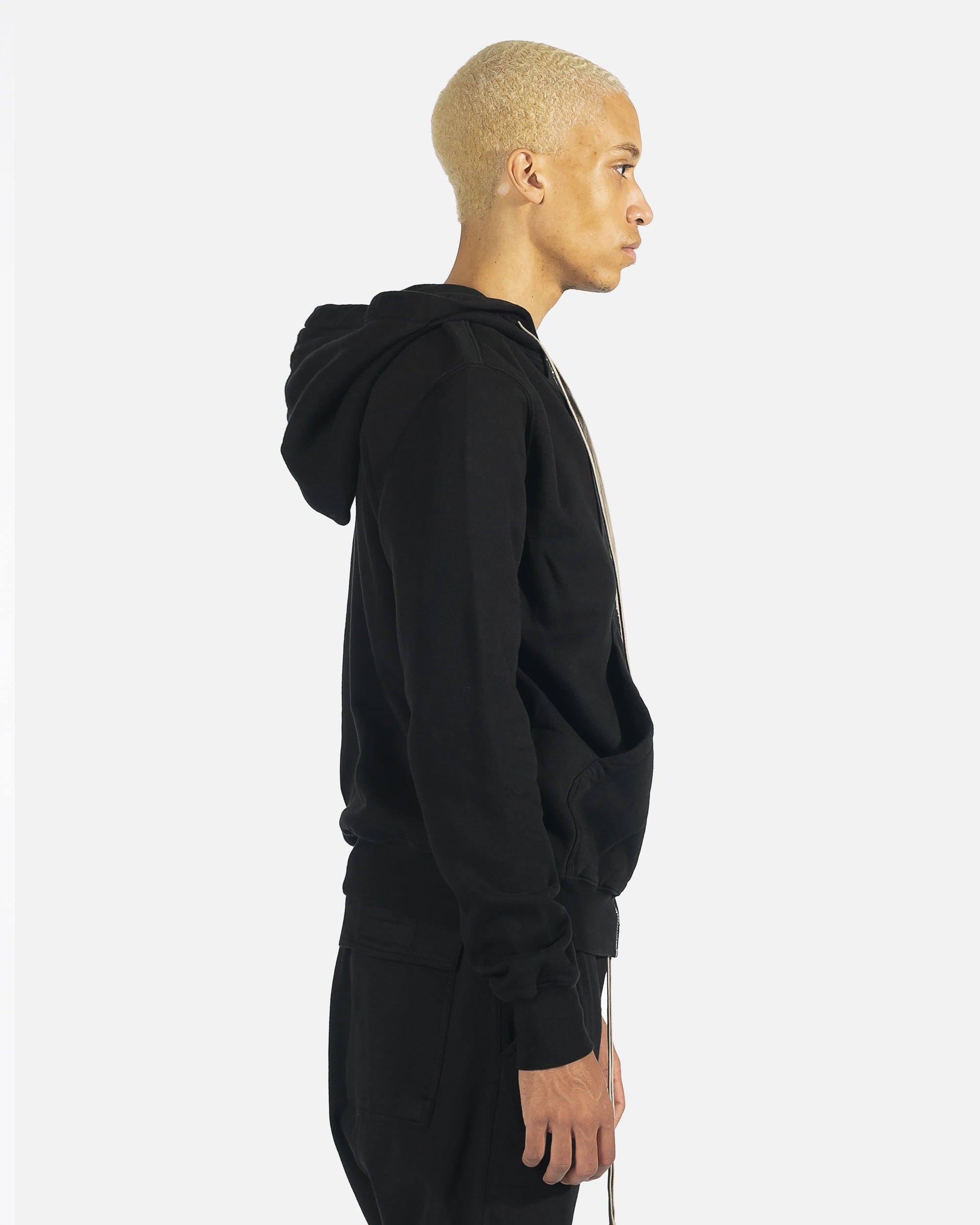 Jason Hoodie In Black Rick owens – Гарантія оригінальності – детальний вид