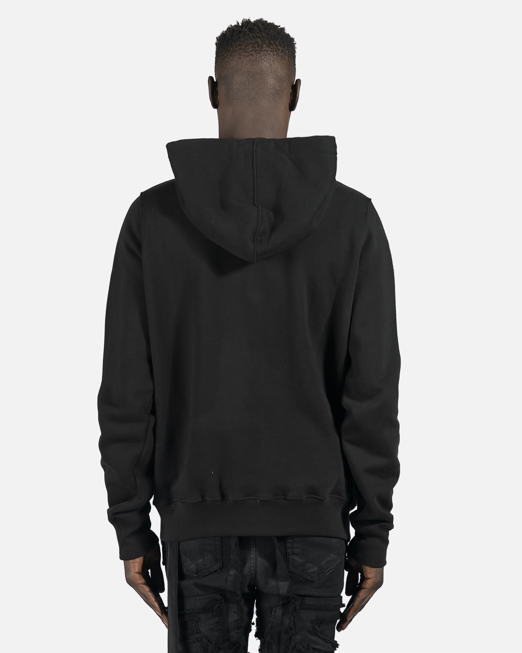 Jason Hoodie In Black Rick owens – Гарантія оригінальності – збільшений вид