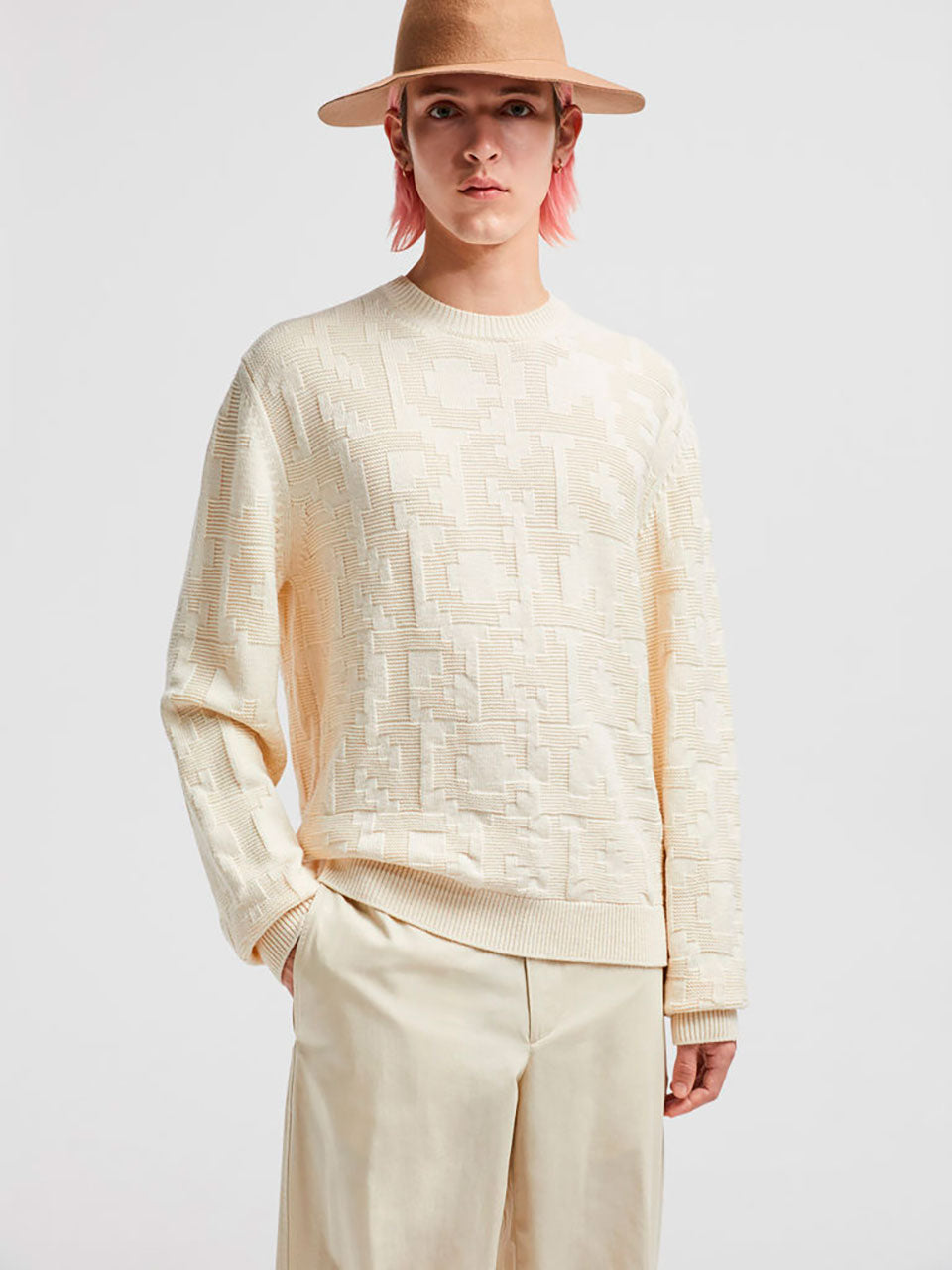Girocollo Knit Sweater Moncler оригінал – Купити в Україні – боковий вид - MONCLER