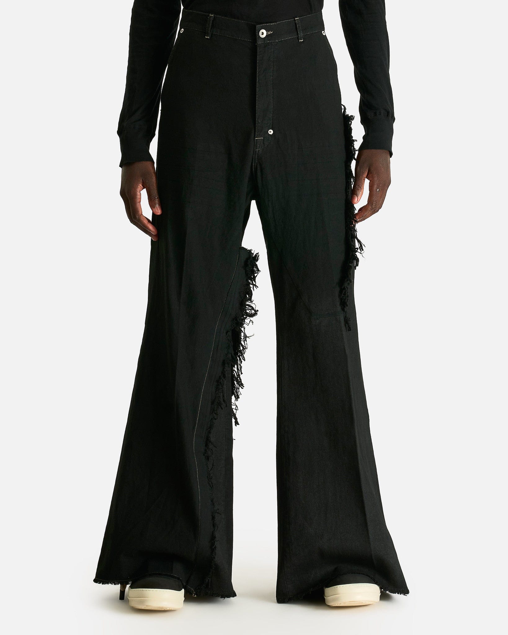 Оригінальна Joris Trousers In Black Rick owens – боковий вид