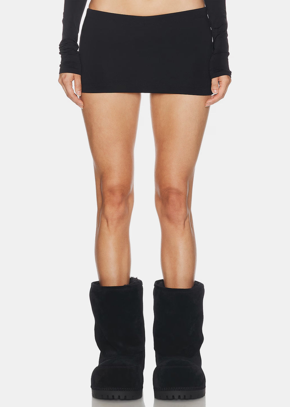 Black Mini Cycling Skirt Balenciaga оригінал – Купити в Україні – вид ззаду