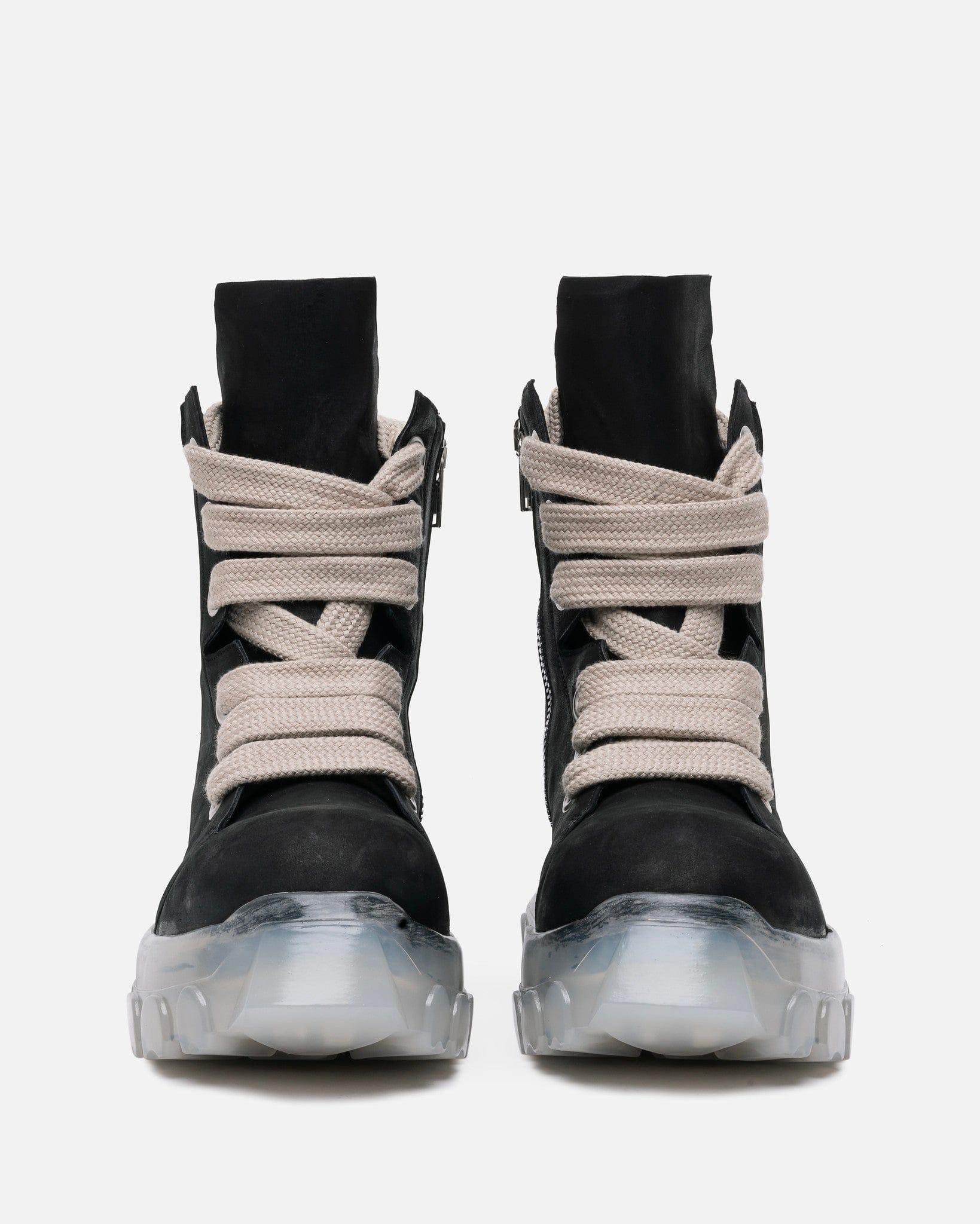 Jumbo Lace Bozo Tractor In Black Rick owens – Гарантія оригінальності – детальний вид