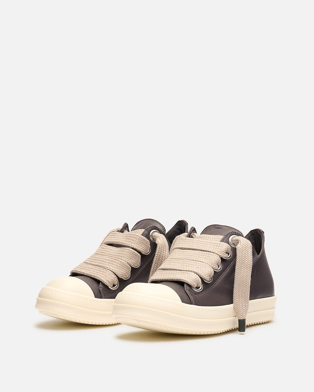 Оригінальна Jumbo Lace Sneaker In Dark Dust Rick owens – вид ззаду
