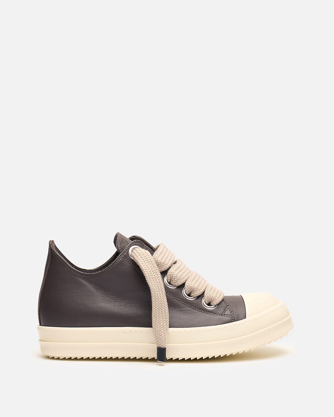 Оригінальна Jumbo Lace Sneaker In Dark Dust Rick owens – боковий вид