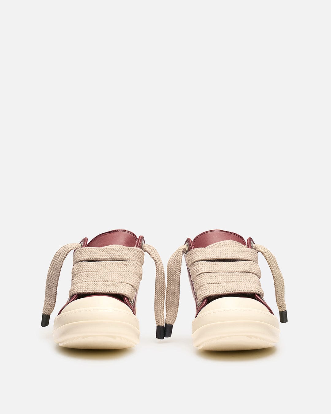 Jumbo Lace Sneakers In Rosewood Rick owens – Гарантія оригінальності – детальний вид