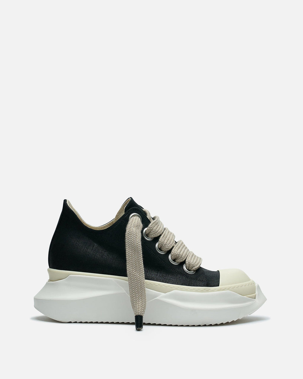 Jumbo Laces Abstract In Black Rick owens – Гарантія оригінальності – боковий вид