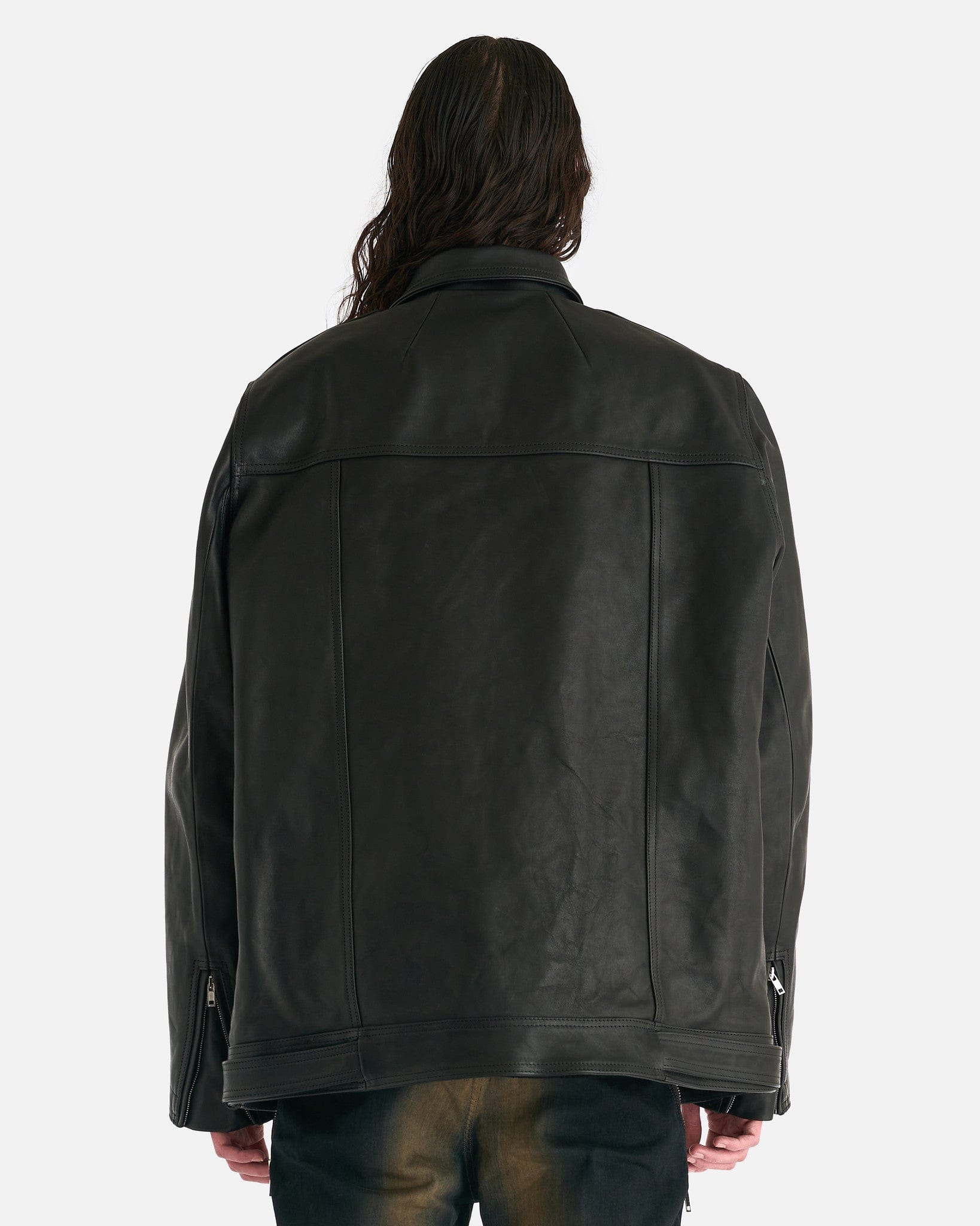 Jumbo Luke Stooges Jacket In Black Rick owens – Гарантія оригінальності – детальний вид