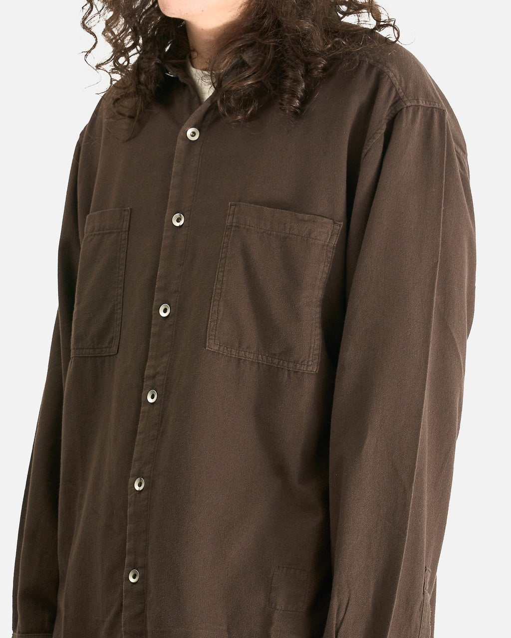 Jumbo Outershirt In Dark Dust Rick owens – Гарантія оригінальності – збільшений вид