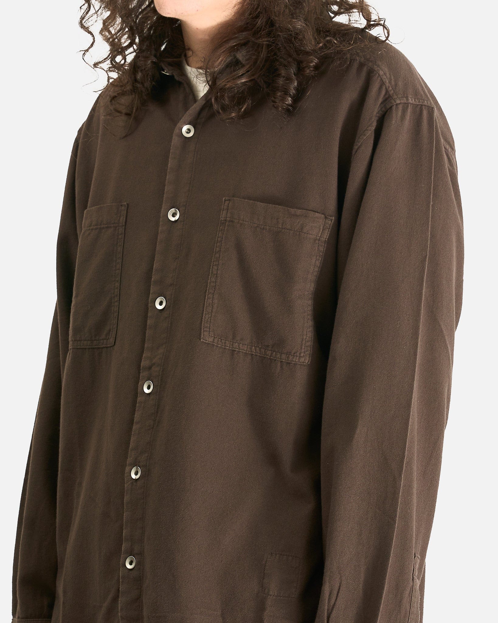 Jumbo Outershirt In Dark Dust Rick owens – Гарантія оригінальності – збільшений вид