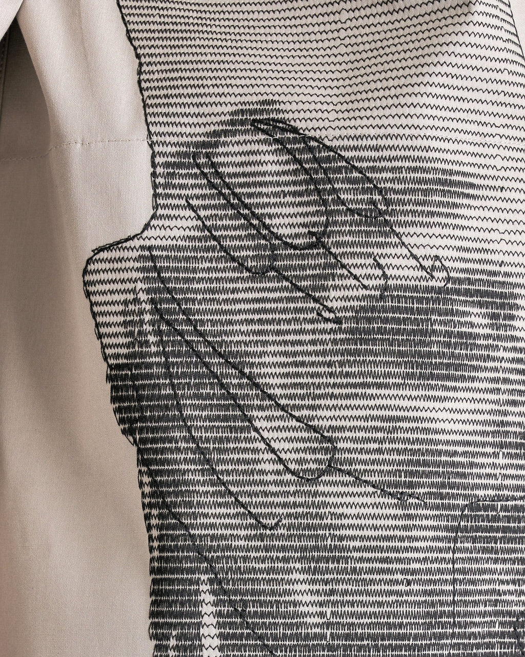 Jumbo Outershirt In Pearl Rick owens – Гарантія оригінальності – збільшений вид