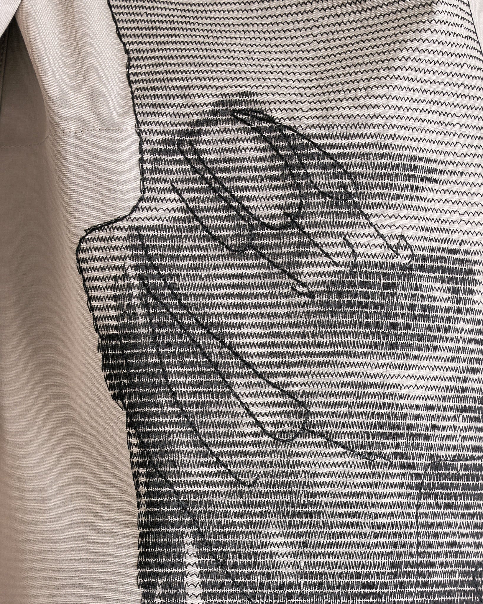 Jumbo Outershirt In Pearl Rick owens – Гарантія оригінальності – збільшений вид