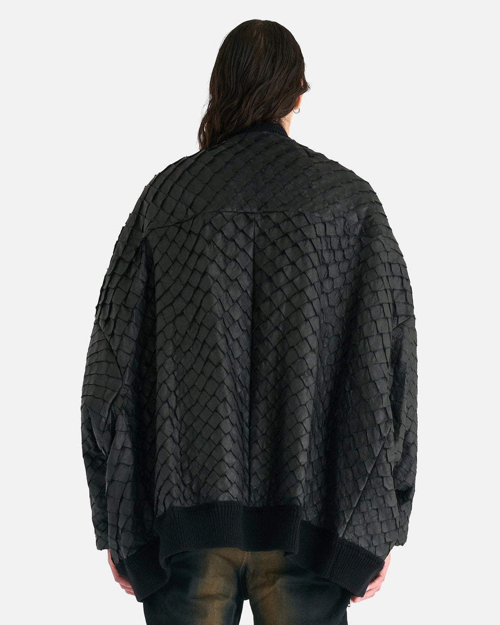 Jumbo Peter Flight Jacket In Black Rick owens – Гарантія оригінальності – детальний вид