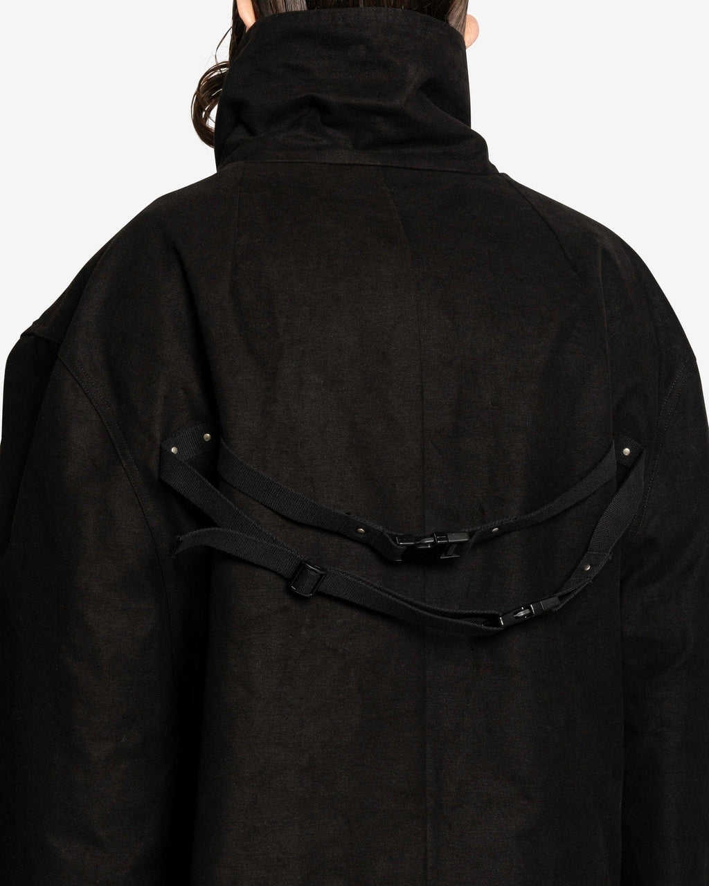 Jumbo Poncho Drella In Black Rick owens оригінал – Купити в Україні – збільшений вид