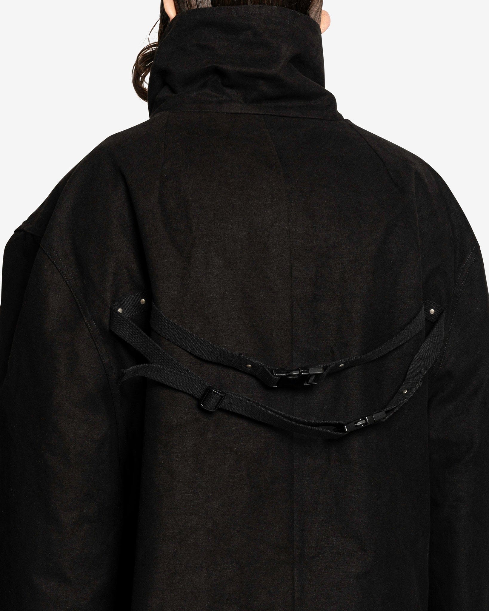 Jumbo Poncho Drella In Black Rick owens оригінал – Купити в Україні – збільшений вид