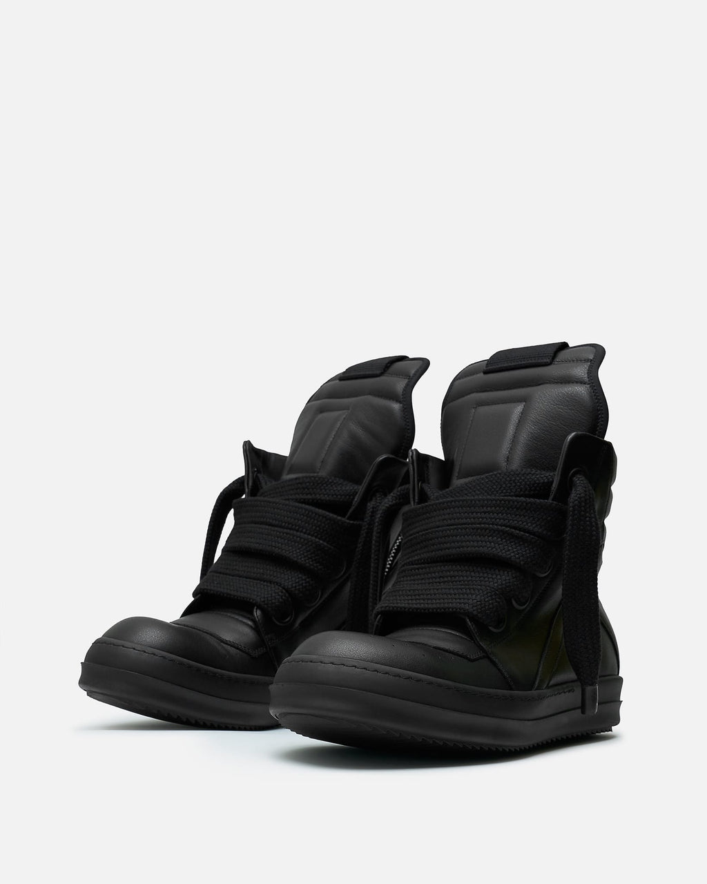 Jumbolace Geobasket In Black Rick owens – Гарантія оригінальності – вид ззаду