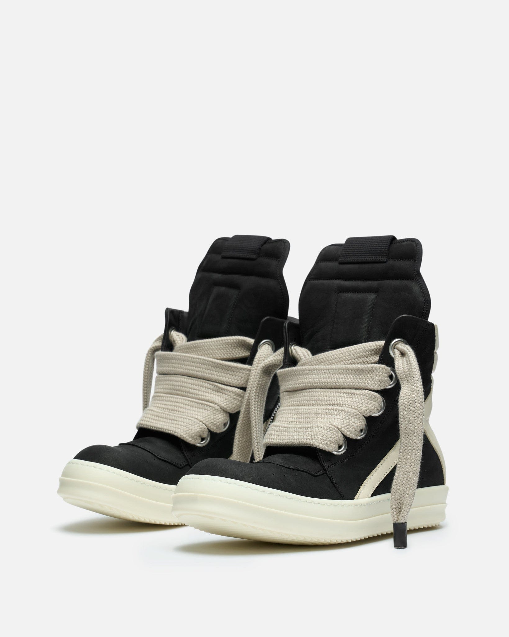 Jumbolace Geobasket In Black Rick owens – Гарантія оригінальності – вид ззаду