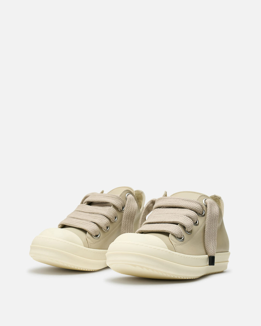 Jumbolace Low Sneakers In Sand Rick owens оригінал – Купити в Україні – вид ззаду