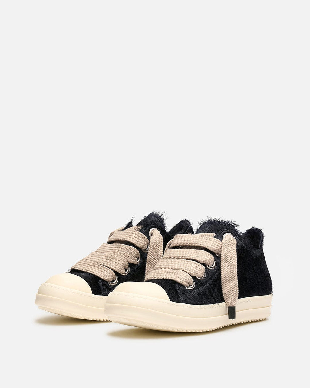 Оригінальна Jumbolace Low Sneaks In Black Rick owens – вид ззаду
