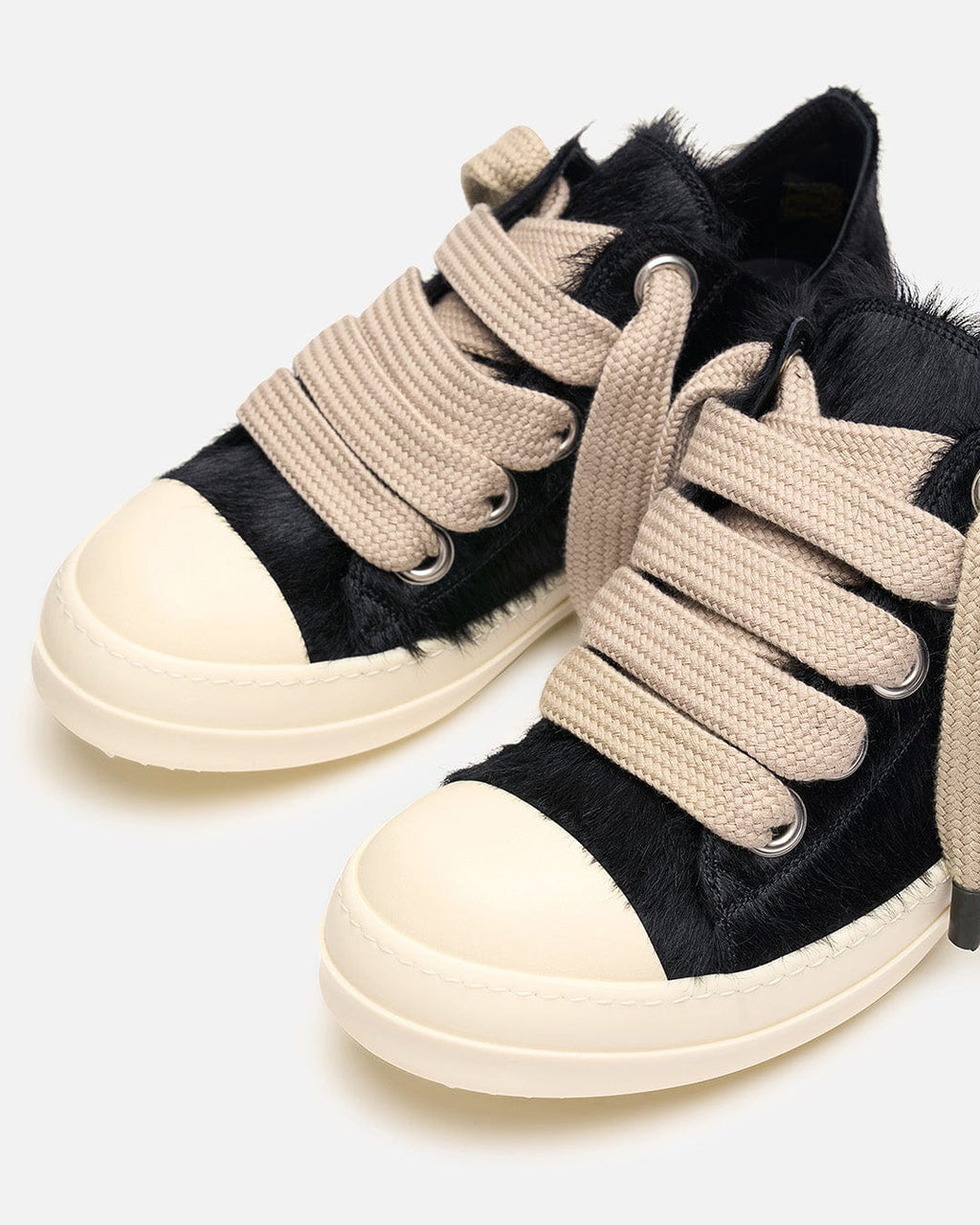 Оригінальна Jumbolace Low Sneaks In Black Rick owens – детальний вид