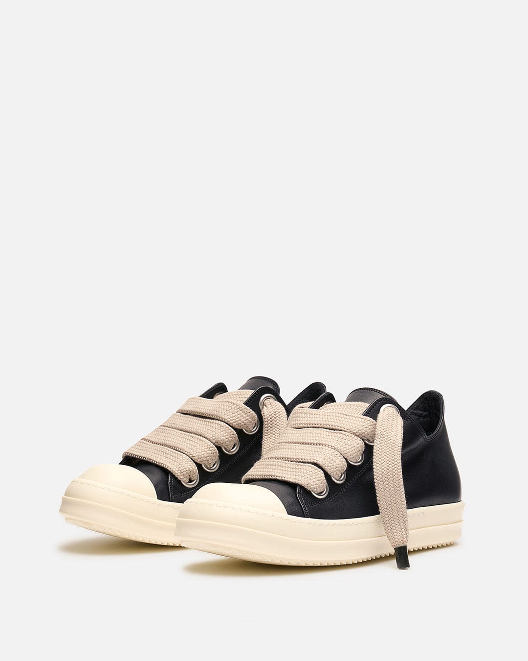 Оригінальна Jumbolace Low Sneaks In Black Rick owens – вид ззаду
